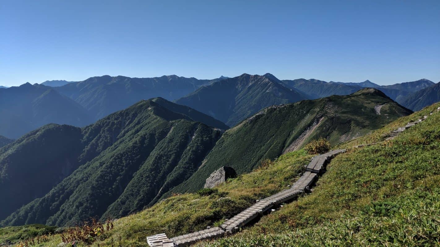 Japanese Northern Alps Traverse - Colin and Pauline